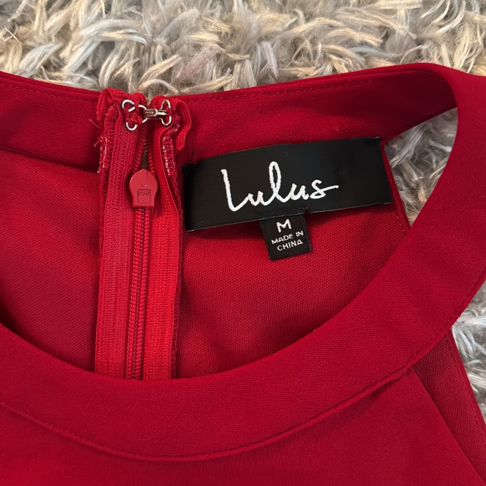 Lulus Mamacita Burgundy Halter Skater Dress - Picture 5 of 7